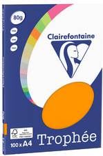 1876/0C - Clairfontaine Kopieerpapier A4 80g/m² Diverse Kleuren 100vel