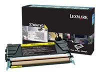 X746A1YG - LEXMARK Toner Cartridge Yellow 7.000vel 1st