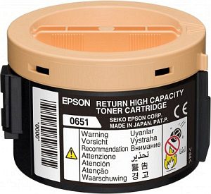 C13S050651 - EPSON Toner Cartridge Black 2.200vel 1st