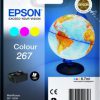 C13T26704010 - EPSON Inkt Cartridge T267 Cyaan & Magenta & Yellow 6,7ml