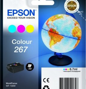 C13T26704010 - EPSON Inkt Cartridge T267 Cyaan & Magenta & Yellow 6,7ml