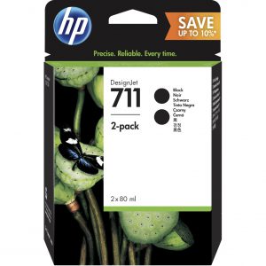 P2V31A - HP Inkt Cartridge 711 Black 80ml Duopack