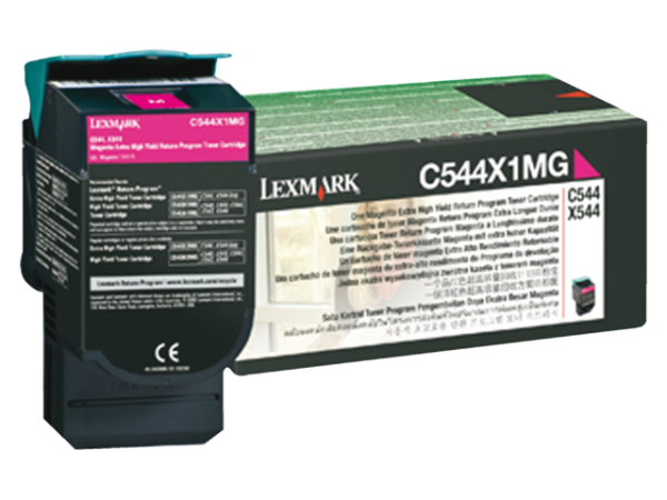 C544X1MG - LEXMARK Toner Cartridge Magenta 4.000vel 1st