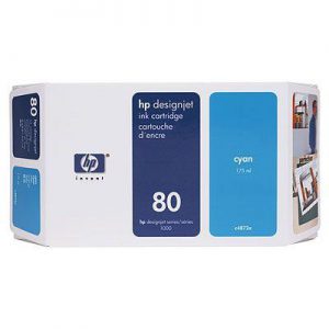 C4872A - HP Inkt Cartridge 80 Cyaan 175ml