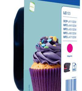 LC-123MBP - Brother Inkt Cartridge LC123 Magenta 600vel