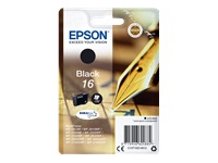 C13T16214022 - EPSON Inkt Cartridge 16 Black 5,4ml 175vel 1st