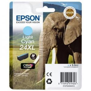 C13T24354022 - EPSON Inkt Cartridge 24XL Light Cyaan 9,8ml 740vel 1st