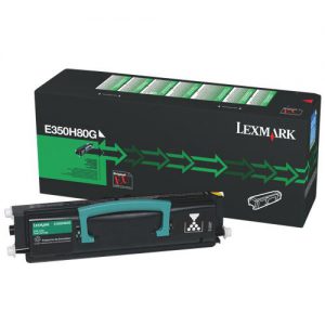 E350H80G - LEXMARK Toner Cartridge Black 9.000vel 1st