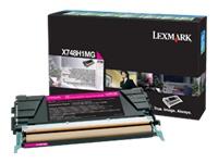 X748H1MG - LEXMARK Toner Cartridge Magenta 10.000vel 1st