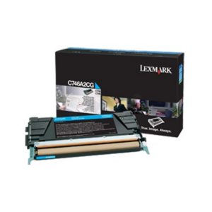 C746A3CG - LEXMARK Toner Cartridge Cyaan 7.000vel 1st