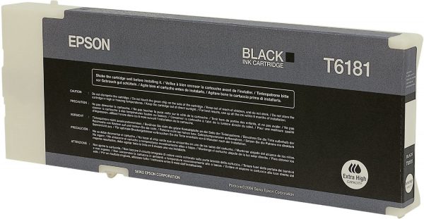 C13T618100 - EPSON Inkt T6181 Black 198ml 1st