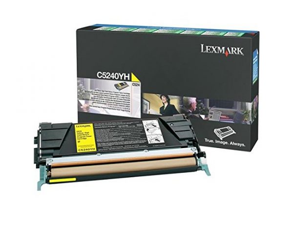 C5240YH - LEXMARK Toner Cartridge Yellow 5.000vel 1st