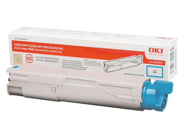 43459371 - OKI Toner Cyaan 2.500vel 1st