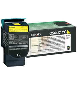 C544X1YG - LEXMARK Toner Cartridge Yellow 4.000vel 1st