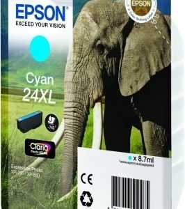 C13T24324022 - EPSON Inkt Cartridge 24XL Cyaan 8,7ml 740vel 1st