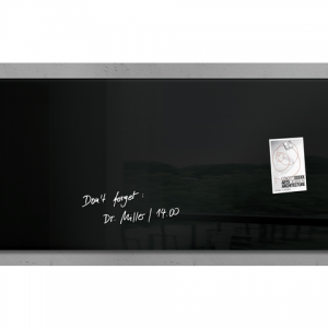 SI-GL240 - SIGEL Glasbord Artverum 1300x550x15mm Zwart 1st