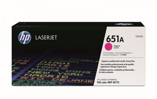 CE343A - HP Toner Cartridge 651A Magenta 16.000vel