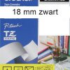 TZE-N241 - Brother Lettertape P-Touch 18mm 8m Wit Zwart