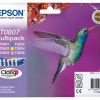 C13T08074011 - EPSON Inkt Cartridge T0807 Black & Cyaan & Magenta & Yellow & Light Cyaan & Light Magenta 44,4ml Multipack
