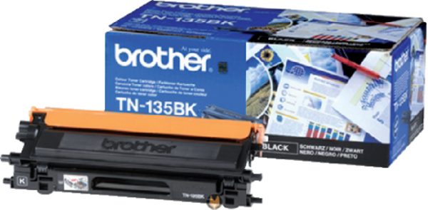 TN-135BK - Brother Toner Cartridge Black 5.000vel 1st
