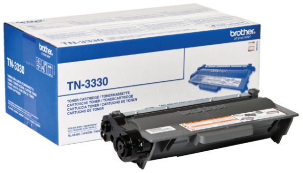 TN-3330 - Brother Toner Cartridge Black 3.000vel 1st