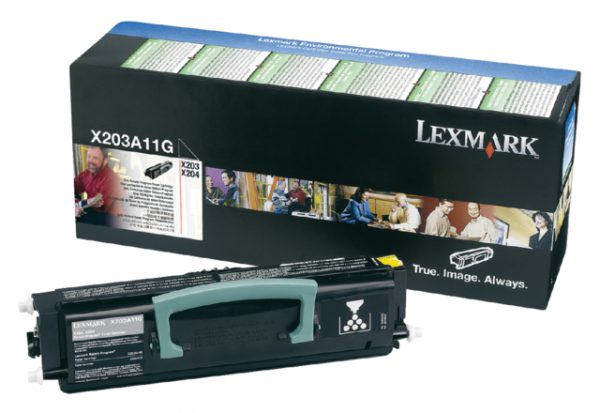 X203A11G - LEXMARK Toner Cartridge Black 2.500vel 1st