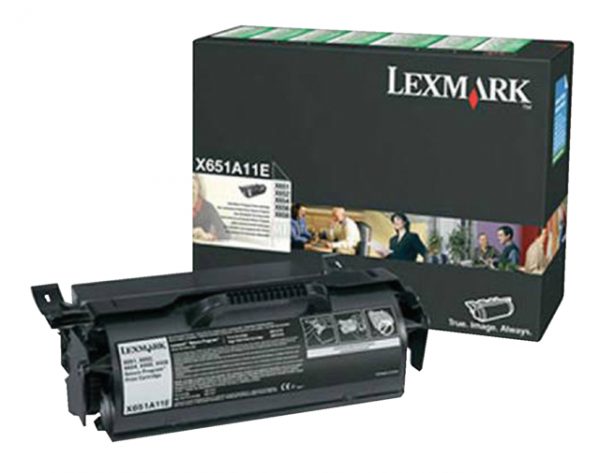 X651A11E - LEXMARK Toner Cartridge Black 7.000vel 1st