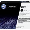 CF281X - HP Toner Cartridge 81X Black 25.000vel