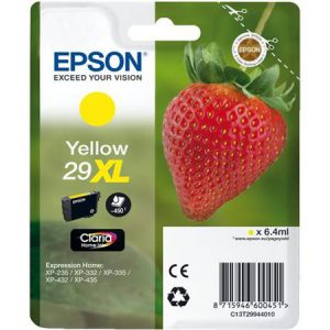 C13T29944010 - EPSON Inkt Cartridge Yellow 6.4ml 1st