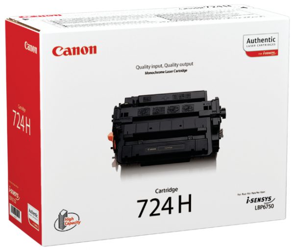 3482B002 - CANON Toner Cartridge 724H Black 12.000vel