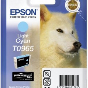 C13T09654010 - EPSON Inkt Cartridge T0965 Light Cyaan 11,4ml 1st