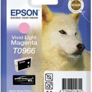 C13T09664010 - EPSON Inkt Cartridge T0966 Light Magenta 11,4ml 1st