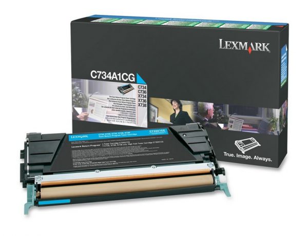 C734A1CG - LEXMARK Toner Cartridge Cyaan 6.000vel