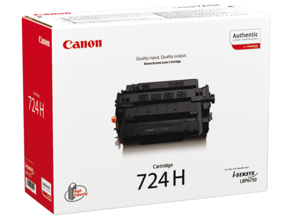 3482B002 - CANON Toner Cartridge 724H Black 12.000vel