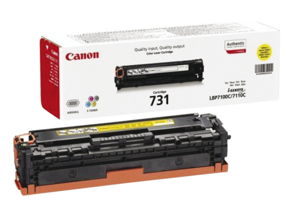 6269B002 - CANON Toner Cartridge 731 Yellow 1.500vel