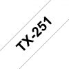 TX251 - Brother Lettertape P-Touch 24mm 15m Wit Zwart