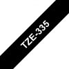 TZE-335 - Brother Lettertape P-Touch 12mm 8m Zwart Wit