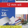 TZE-435 - Brother Lettertape P-Touch 12mm 8m Rood Wit Polyester