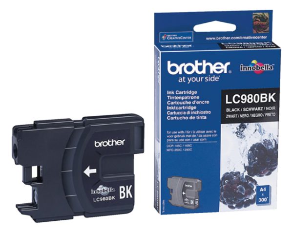 LC-980BK - Brother Inkt Cartridge Black 6ml 1st