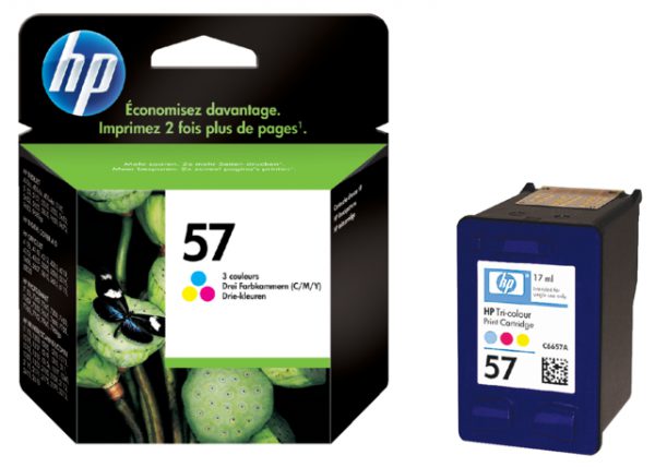 C6657AE - HP Inkt Cartridge 57 Cyaan & Magenta & Yellow 17ml