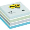 2028B - 3M Post-It Memoblok Minikubus 76x76mm Blauw 1pak