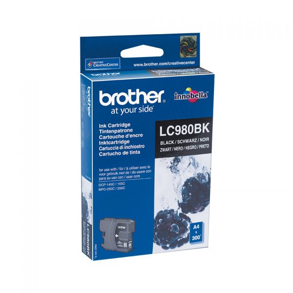 LC-980BK - Brother Inkt Cartridge Black 6ml 1st