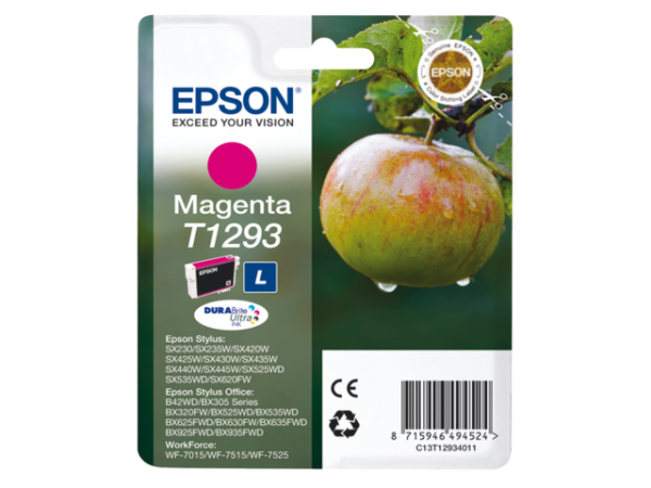 C13T12934012 - EPSON Inkt Cartridge T1293 Magenta 7ml 1st