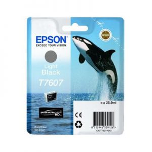 C13T76074010 - EPSON Inkt Cartridge T7607 Light Black 25,9ml