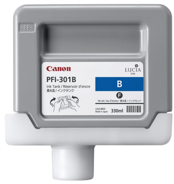 1494B001 - CANON Inkt Cartridge PFI-301B Blue 330ml