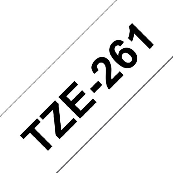 TZE-261 - Brother Lettertape P-Touch 36mm 8m Wit Zwart