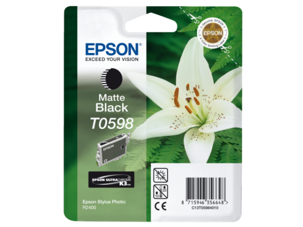 C13T05984010 - EPSON Inkt Cartridge T0598 Black 13ml 1st