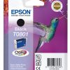 C13T08014011 - EPSON Inkt Cartridge T0801 Black 7,4ml 1st