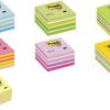 2028P - 3M Post-It Memoblok Minikubus 76x76mm Roze 1pak