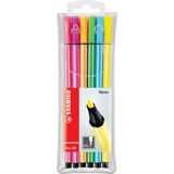 6806-1 - STABILO Viltstift Pen 68 1mm Diverse Fluor Kleuren 6st